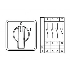 CS010092S; Двухпозиционные Переключатели Вкл-Выкл (0-1); 4 FAZ 10 A 60°