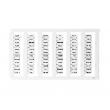 D-NS 6,2x6  ; Маркировка клемм / D-NS 6,2x6 ( 1упак-600шт) D-NS 6,2x6  ; Маркировка клемм / D-NS 6,2x6 ( 1упак-600шт)