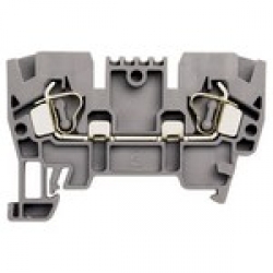 Клеммник пружинный 4мм.кв. (серый); YBK4