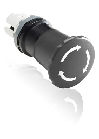 Кнопка с подсветкой CP1-11G-10 зеленая 24В AC/DC с плоской клавишей без фиксации 1НО