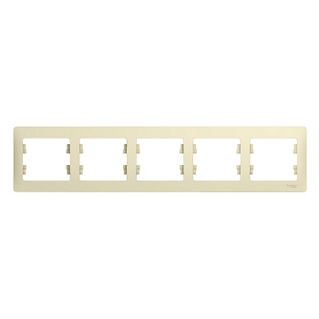 GLOSSA 5-постовая РАМКА, горизонтальная, БЕЖЕВЫЙ