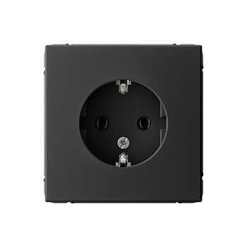 ARTGALLERY РОЗЕТКА с заземлением, 16А, механизм, КАРБОН ARTGALLERY РОЗЕТКА с заземлением, 16А, механизм, КАРБОН