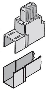 Комплект клеммных крышек OZXB4K комплект = 3 крышки