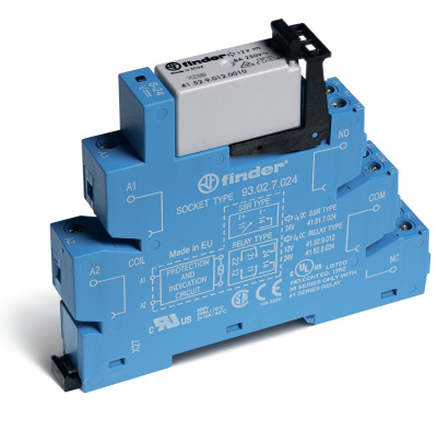 Интерфейсный модуль, электромеханическое реле; 2CO 8A; контакты AgNi; питание 60В DC (чувствит.); категория защиты IP20; винтовые клеммы