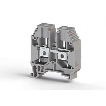 Клеммник на DIN-рейку 16мм.кв. (Серый); AVK16