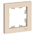 ATLASDESIGN 1-постовая РАМКА, БЕЖЕВЫЙ