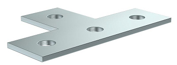 Пластина соед. T-образная для STRUT-профиля HDZ IEK