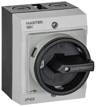 Перекл. кулачк. в боксе закр. рук. 10А сх. 91 MASTER IEK Перекл. кулачк. в боксе закр. рук. 10А сх. 91 MASTER IEK