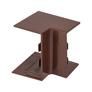 Угол внутренний (40х25) (4 шт) темное дерево EKF-Plast