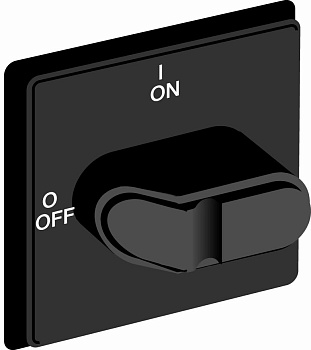 Ручка управления OHBS1PH (черная) для рубильников дверного монтажа OT16..40FT