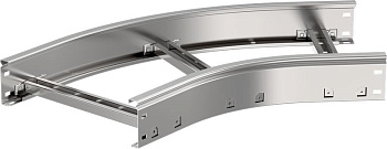 Поворот лестничный LESTA 45град 150х400мм R300 IEK