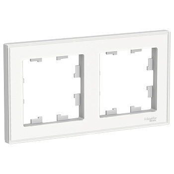 ATLASDESIGN ART 2-постовая РАМКА, БЕЛЫЙ