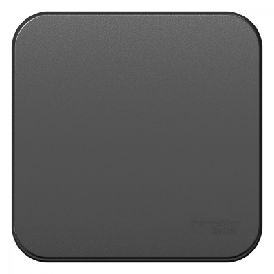 BLANCA О/У 1-клавишный ВЫКЛЮЧАТЕЛЬ (сх.1) ИЗОЛ.ПЛ., 10А, 250В, АНТРАЦИТ