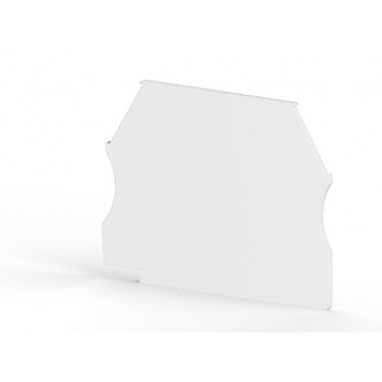 Концевой сегмент на клеммники AVK(2,5-10)/ AVK RD (2,5-4), (белый); NPP 2,5-10