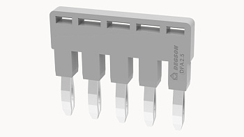 DFA2.5-05P-11-00A(H), 5П, Перемычка DFA для клемм DC, 2.5 мм.кв, серый, шт