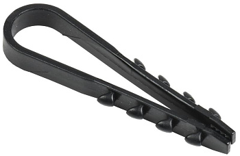 Дюбель хомут 5-10мм нейлон черный (100шт) IEK
