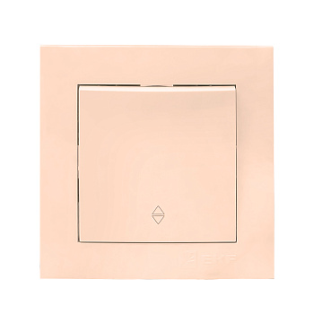 Валенсия выключатель 1-кл. 10А кремовый проходной EKF PROxima