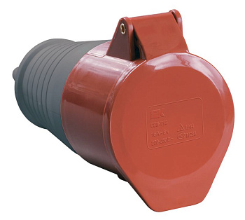 Розетка 215 переносная 3Р+РЕ+N 16А 380В IP44 ИЭК