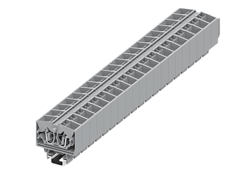 2-2 проходная клемма фронтального подключения серии 254 (SP15*7.5), серая
