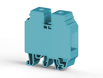 Клеммник на DIN-рейку 35мм.кв. (синий); AVK35 RD