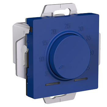 ATLASDESIGN ТЕРМОСТАТ электрон. теплого пола с датчиком, 10A, механизм, АКВАМАР