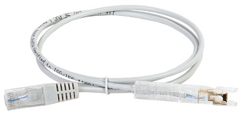 ITK Патч-корд 110-RJ45 1 пара, кат.5Е, 1м, серый