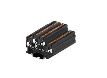 TPD4-2-PV Клемма TP 2-уровневая, с уравниванием потенциала, сеч.4мм2, черн.