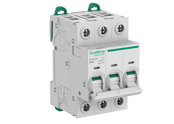 Systeme9 Автоматический выключатель (АВ) D 10A 3P 6kA 400В