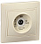 KVARTA Розетка телевиз. проход. РТВ11-ККм крем. IEK
