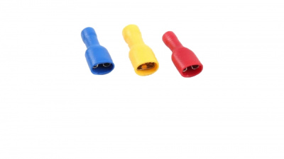 Разъемы плоские  полностью изолированные "мама" 6,35мм, 4-6мм2; IFFT 5638