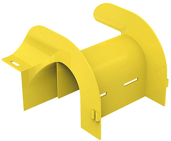 ITK Выход опт. лотка 130мм с крышкой для 240х360мм