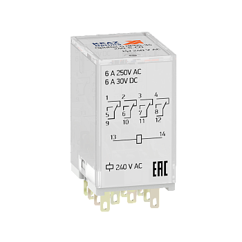 Реле промежуточное OptiRel G RP55-34-48D-6-CO/TI