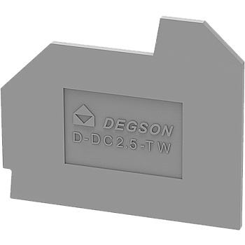 D-DC2.5-TW-01P-11-00A(H), Концевая крышка, для DC2.5-TW, серый, шт