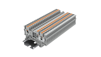 TP2.5-3-GY Клемма TP 1-2 проходная Push-in, сеч.2.5мм2, сер.