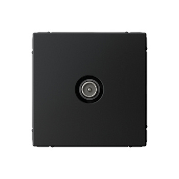 ARTGALLERY TV РОЗЕТКА проходная 4DB, механизм, КАРБОН