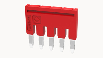 DFB5-5.2-16-00A(H), Перемычка DFB для клемм DS, 5П, 2.5 мм.кв, красный, шт