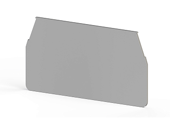 Концевой сегмент на измер. клеммники WGO3, (серый);  NPP WGO3