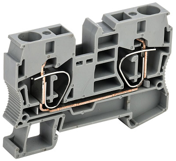 Клемма пружинная КПИ 2в-10 70А серый IEK Клемма пружинная КПИ 2в-10 70А серый IEK