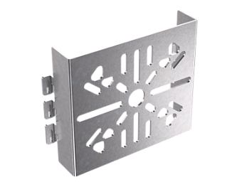 Увеличенная монтажная плата 130х145 перфорированная