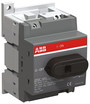 Выключатель нагрузки для работы на постоянном токе OTDC16F3 16 А 1000 В
