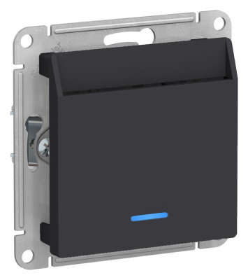 ATLASDESIGN ВЫКЛЮЧАТЕЛЬ карточный 10А, без задержки времени, механизм, КАРБОН