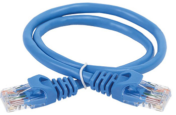 ITK Коммутационный шнур кат. 5Е UTP PVC 15м синий ITK Коммутационный шнур кат. 5Е UTP PVC 15м синий
