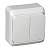 ЭТЮД О/У 2-клавишный ВЫКЛЮЧАТЕЛЬ 10 АХ, БЕЛЫЙ, Россия