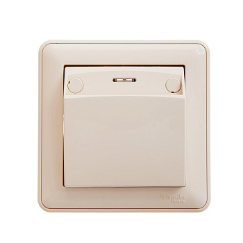 W59 Карточный ВЫКЛЮЧАТЕЛЬ, без задержки отключения, 16А, в сборе, СЛОНОВАЯ КОСТЬ