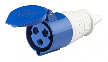 Розетка переносная 223 2Р+РЕ 32А 220В IP44 РП-102