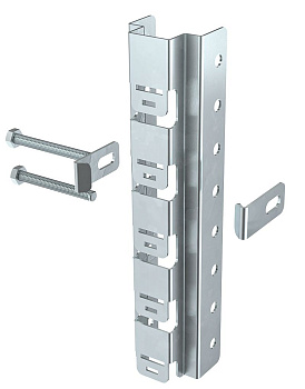 Крепление к сетке безвинтовое для 1-консоли HDZ IEK