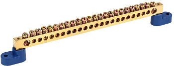 Шина N "ноль" на двух угловых изол ШНИ-8х12-24-У2-С IEK Шина N "ноль" на двух угловых изол ШНИ-8х12-24-У2-С IEK