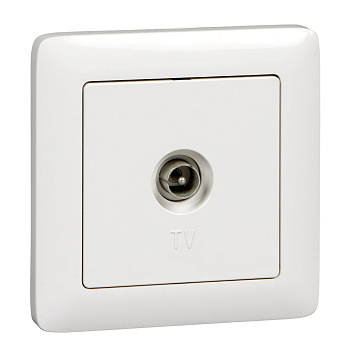 ХИТ С/У РОЗЕТКА телевизионная, БЕЛЫЙ. Россия