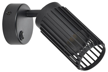 Светильник 4212 настенный GU10 черный IEK