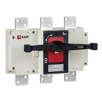 Рубильник-выключатель 1000A 3P c рукояткой управления для прямой установки PowerSwitch EKF